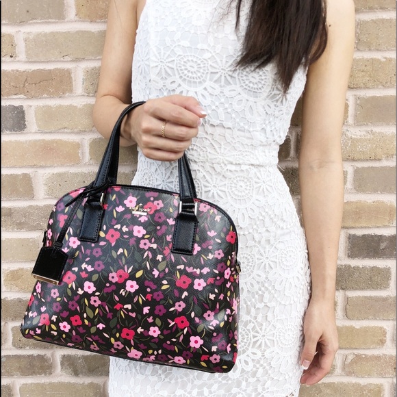 Kate Spade Cameron Street Lottie Satchel Floral - Picture 2 of 7